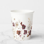 Rustikale Wildblumen Pappbecher (Rechts)