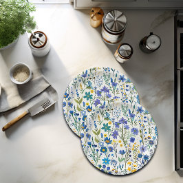 Rustikale Wildblumen Pappteller