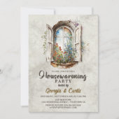 Rustikale Wildblumen Party Einladung (Vorderseite)