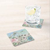 Rustikale Wildblumen Rechteckiger Pappuntersetzer (Vor Ort)