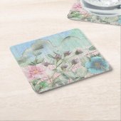 Rustikale Wildblumen Rechteckiger Pappuntersetzer (angewinkelt)