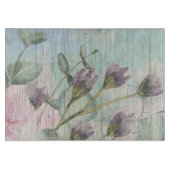 Rustikale Wildblumen Schneidebrett (Vorderseite)