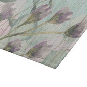 Rustikale Wildblumen Schneidebrett (Ecke)