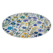 Rustikale Wildblumen Schneidebrett (Ecke)