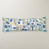 Rustikale Wildblumen Seitenschläferkissen (Rückseite)