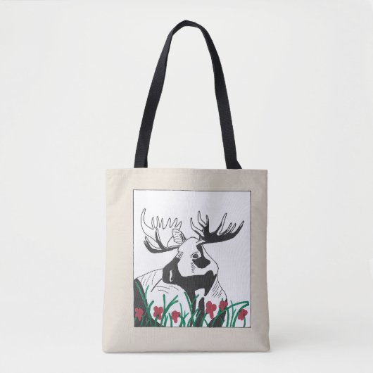 Rustikale Wildblumen Tasche (Vorderseite)