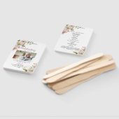 Rustikale Wildblumen Trauerprogramm Set von Fächer (Non-assembled)