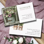 Rustikale Wildblumen Visitenkarte