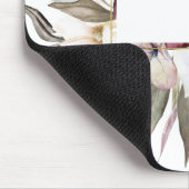 Rustikale Wildblumen Wasserfarben Mousepad (Ecke)