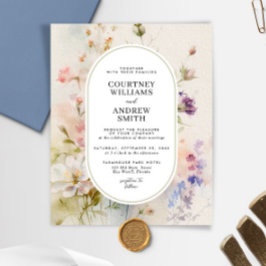 Rustikale Wildblumen zum Hochzeitsfeiern