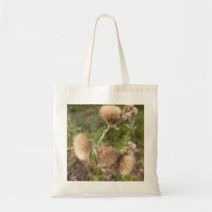 Rustikale Wilddistel-Tasche für Naturliebhaber Tragetasche