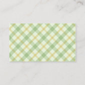 Rustikale Windelwüstenraffle für einheimische Baue Begleitkarte (Rückseite)