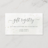 Rustikale Winter Berries Pine Cone Grüne Hochzeit Begleitkarte (Vorderseite)