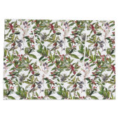 Rustikale Winter Berries Urlaub Große Geschenktasc Große Geschenktüte (Rückseite)