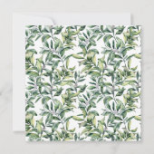 Rustikale Winter Filet Kone Wreath Holiday Party Einladung (Rückseite)