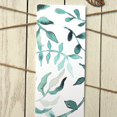 Rustikale Winter-Hochzeit mit Grün und Kupfer Einladung