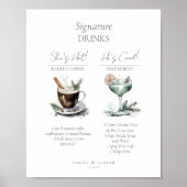 Rustikale Winter-Hochzeit - Signature Drinks ID104 Poster (Vorne)