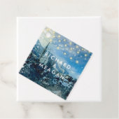 rustikale Winter Hochzeitstag Gunst Tags Geschenkanhänger (Beispiel)