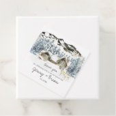 Rustikale Winterberghochzeit Vielen Dank für Ihre  Geschenkanhänger (Beispiel)