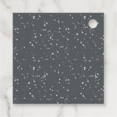 Rustikale Winterberghochzeit Vielen Dank für Ihre  Geschenkanhänger (Rückseite)