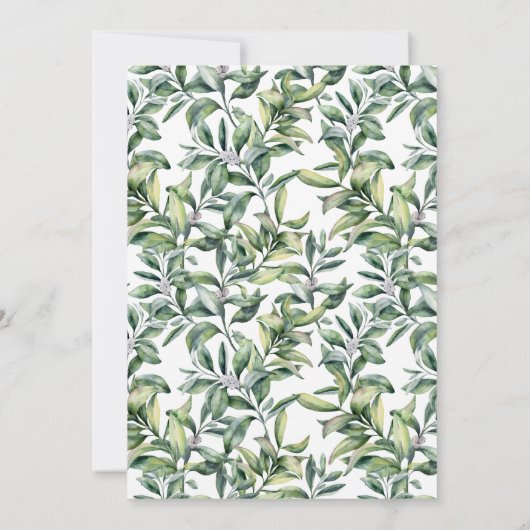 Rustikale Winterfeste Cone Holiday Party Einladung (Rückseite)