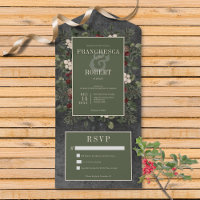 Rustikale Winterfrüchte & Pine Black Kein Abendess
