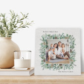 Rustikale Wintergärten Foto Wreath Fotoplatte