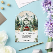 Rustikale Winterhochzeit Einladung (Insitu (Hochzeit))