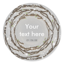 Rustikale Winterhochzeiten und Landschnee