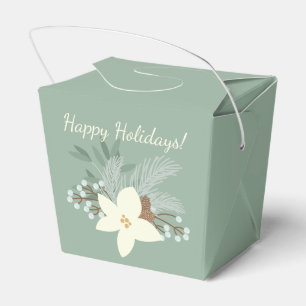 Rustikale Winterlandschaft Geschenkschachtel