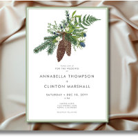 Rustikale Winterpine & Berries Spray Wedding