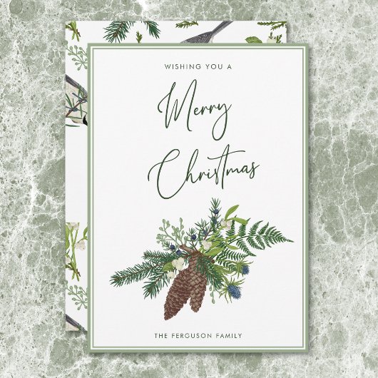 Rustikale Winterpine & Berries Weihnachten