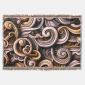 Rustikale Wirbel Decke (Vorderseite)