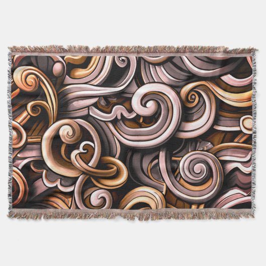 Rustikale Wirbel Decke (Vorderseite)