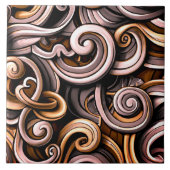 Rustikale Wirbel Fliese (Vorderseite)