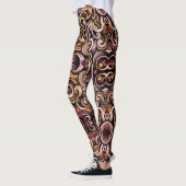Rustikale Wirbel Leggings (Links)