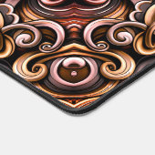 Rustikale Wirbel Schreibtischunterlage (Ecke)