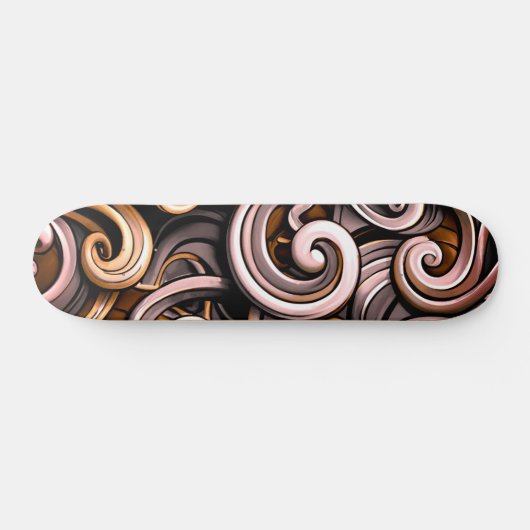 Rustikale Wirbel Skateboard (Horizontal)