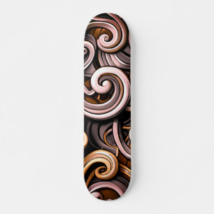 Rustikale Wirbel Skateboard