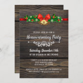 Rustikale Wohn- und Freizeitwohnung Party Einladun Einladung (Vorne/Hinten)