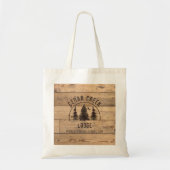 Rustikale Wohn-Wildniswaldvermietung Tragetasche (Vorne)