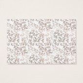 Rustikale Wood Slice Unterkünfte Einsteckkarte (Rückseite)