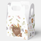 rustikale Woodland Animals Kinderdusche Geschenkschachtel (Geöffnet)