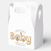 Rustikale Woodland Animals Kinderdusche Geschenkschachtel (Geöffnet)