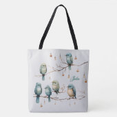 Rustikale Woodland Love Birds Romantische Hochzeit Tasche (Vorderseite)
