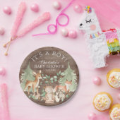 Rustikale Woodlandtiere Kinderdusche 7" Platten Pappteller (Party)