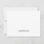 Rustikale Woodsy Dee speichert die Datumskarten Save The Date (Rückseite)