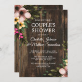 Rustikale Woodsy Elegant CountryParty Einladung (Vorne/Hinten)