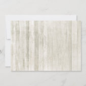 Rustikale Woodsy-Pflanzen Wir haben bewegtes Foto Ankündigung (Rückseite)