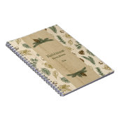 Rustikale Woodsy-Wiedersehen-Erinnerungen Notizblock (Rechte Seite)